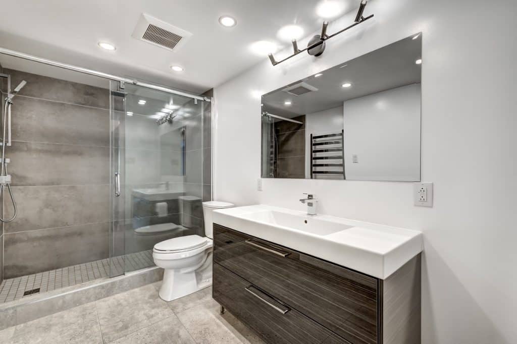 renovated bathroom